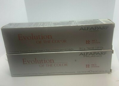 Alfaparf Milano Evolution Of The Color Permanent Cosmetic Coloring Cream Set Of2