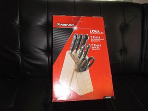 Snap On 7 Piece Knife Kitchen Block Set 9780882190303 Ebay