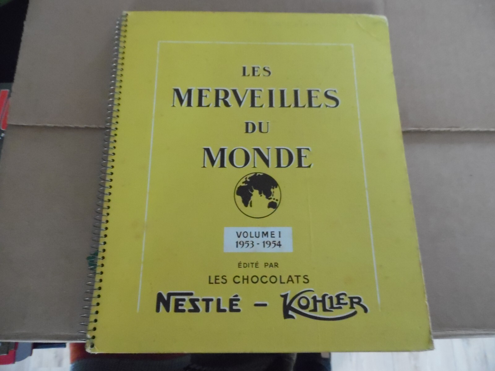LES MERVEILLES DU MONDE NESTLE KOHLER ALBUM 5 1958-1960 CHROMOS