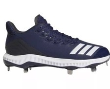 ADIDAS MEN S BASEBALL CLEATS ICON BOUNCE 11.5 NAVY/WHITE CG5244