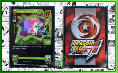 Saiyajin Strength Drill FLAT FOIL - 3 Sterne - #167 - Unlimited - Dragon Ball GT