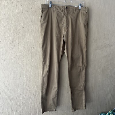 ACNE STUDIOS AYAN SATIN CHINO ACORN GREEN men s size 50.