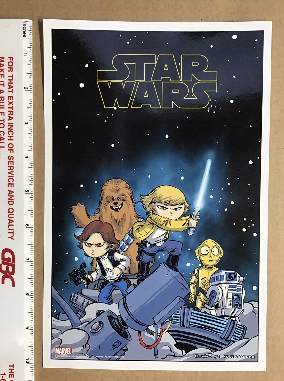 Star Wars Marvel Skottie Young Cover Art Promotional Print ~ 2015