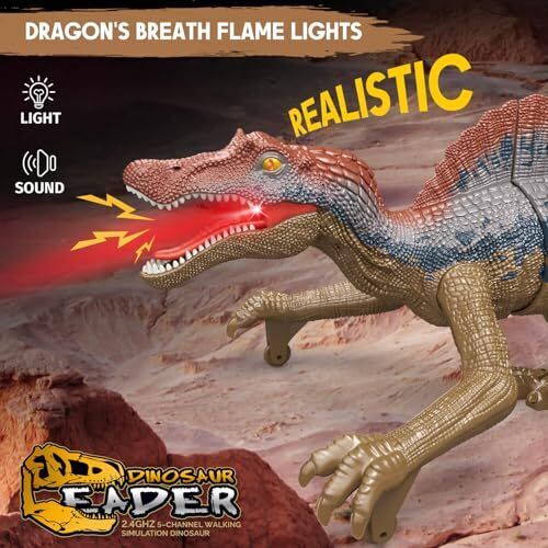 Dinosaur Toys for Kids 3-5, Toys for Ages 5-7, Birthday Gift for Boys Girls 3 - Picture 3 of 8