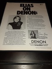 Eliane Elias Illusions Rare Original Promo Poster Ad Framed!