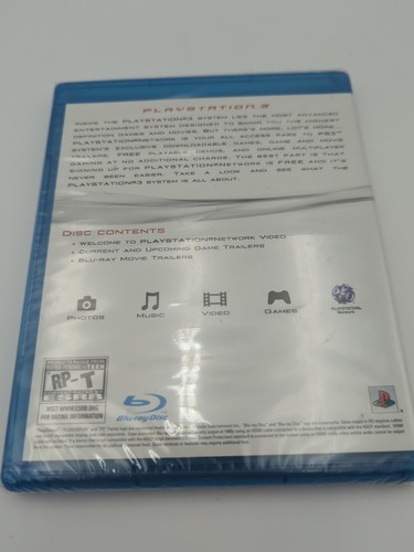 PS3 Blu-ray Disc Welcome to Playstation 3 Network SEALED - Picture 3 of 3