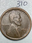 1923-S LINCOLN WHEAT CENT, rare date, "VERY FINE+" grade,  #310