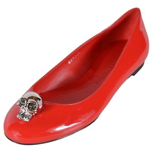 alexander mcqueen skull flat shoes