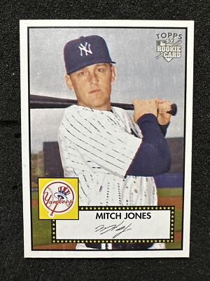 MITCH JONES #260 2006 Topps '52 Rookies QTY New York Yankees | eBay