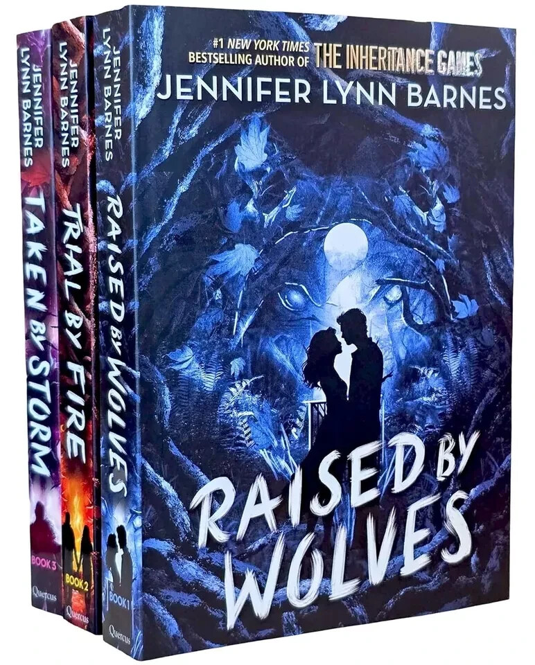 Jennifer Lynn Barnes Raised by Wolves Series 3 Books Set Taken by Storm