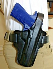 OWB Concealed Carry Leather Thumb Break Belt Holster for Colt 1911