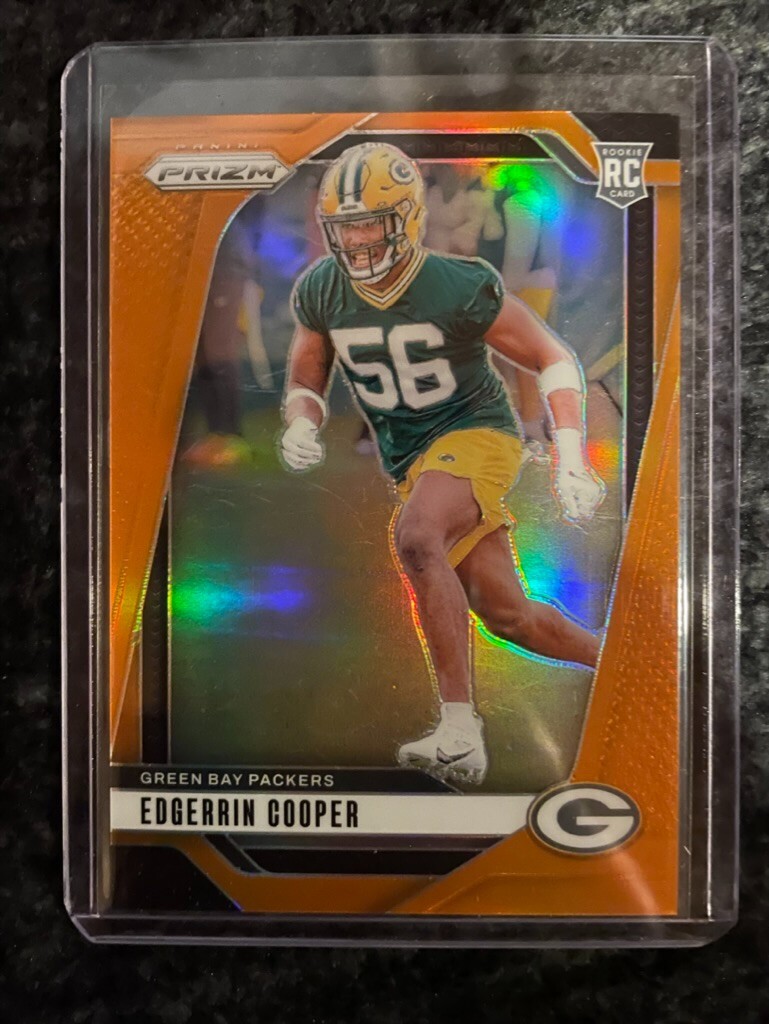 2024 Panini Prizm - Rookies Orange Prizm #331 Edgerrin Cooper /249 (RC)