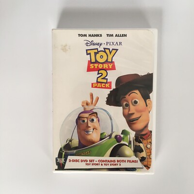 Disney Pixar Toy Story 1 and Toy Story 2 Pack DVD 2000 2-Disc Set