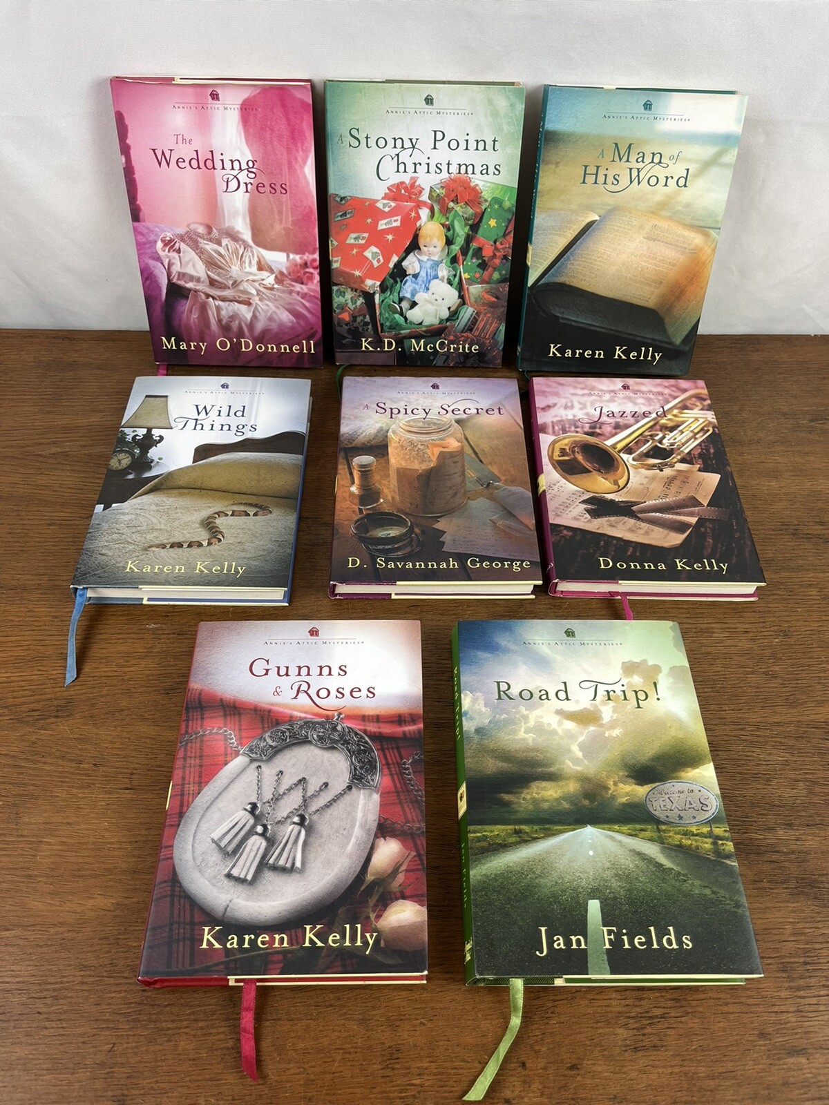Annie s attic mysteries series lot of 8 hardcover dj ebay