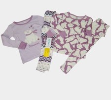 New Carter's Toddler Girls' 4-Piece Polar Bear Pajama Set 3 4 5