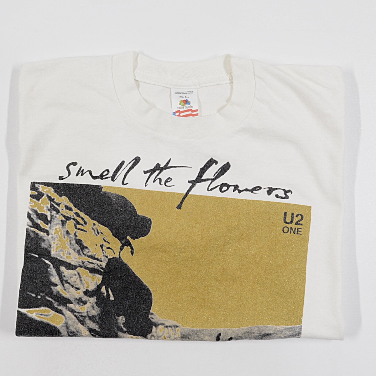VTG U2 ONE ZooTV 1992 Smell The Flowers Tour Achtung Baby T-Shirt