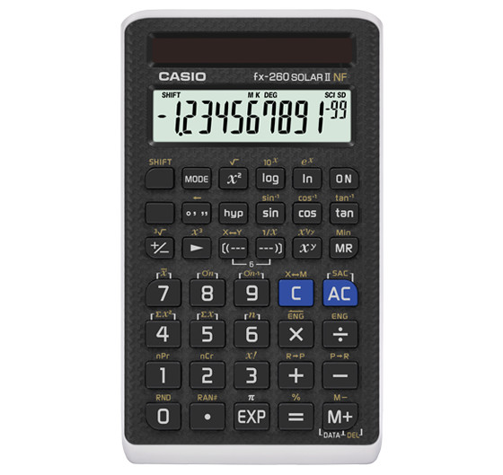 Casio FX-260 No Fraction Solar II-NF School Edition Scientific