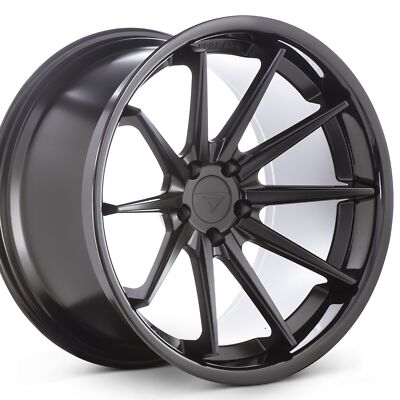Ferrada FR4 22x9, 5x114, ET35, Matte Black / Gloss Black Lip