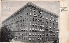 Government Printing Office Building Washington DC Early 1900s Vtg Postcard G21