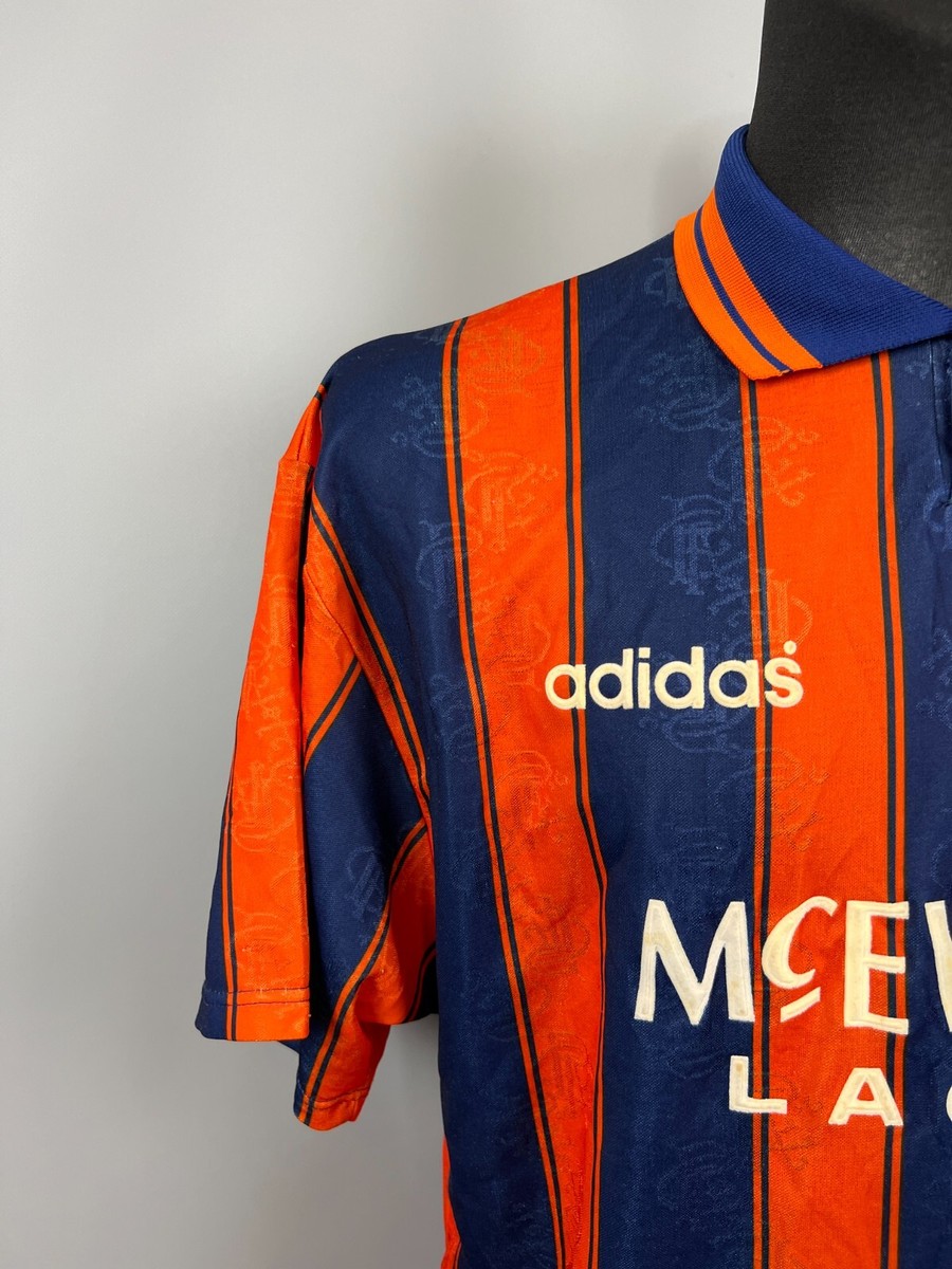 adidas - 【超レア】グラスゴーレンジャース 93-94 アウェイ ユニフォーム レトロ 超レア】グラスゴーレンジャース 93-94 アウェイ ユニフォーム