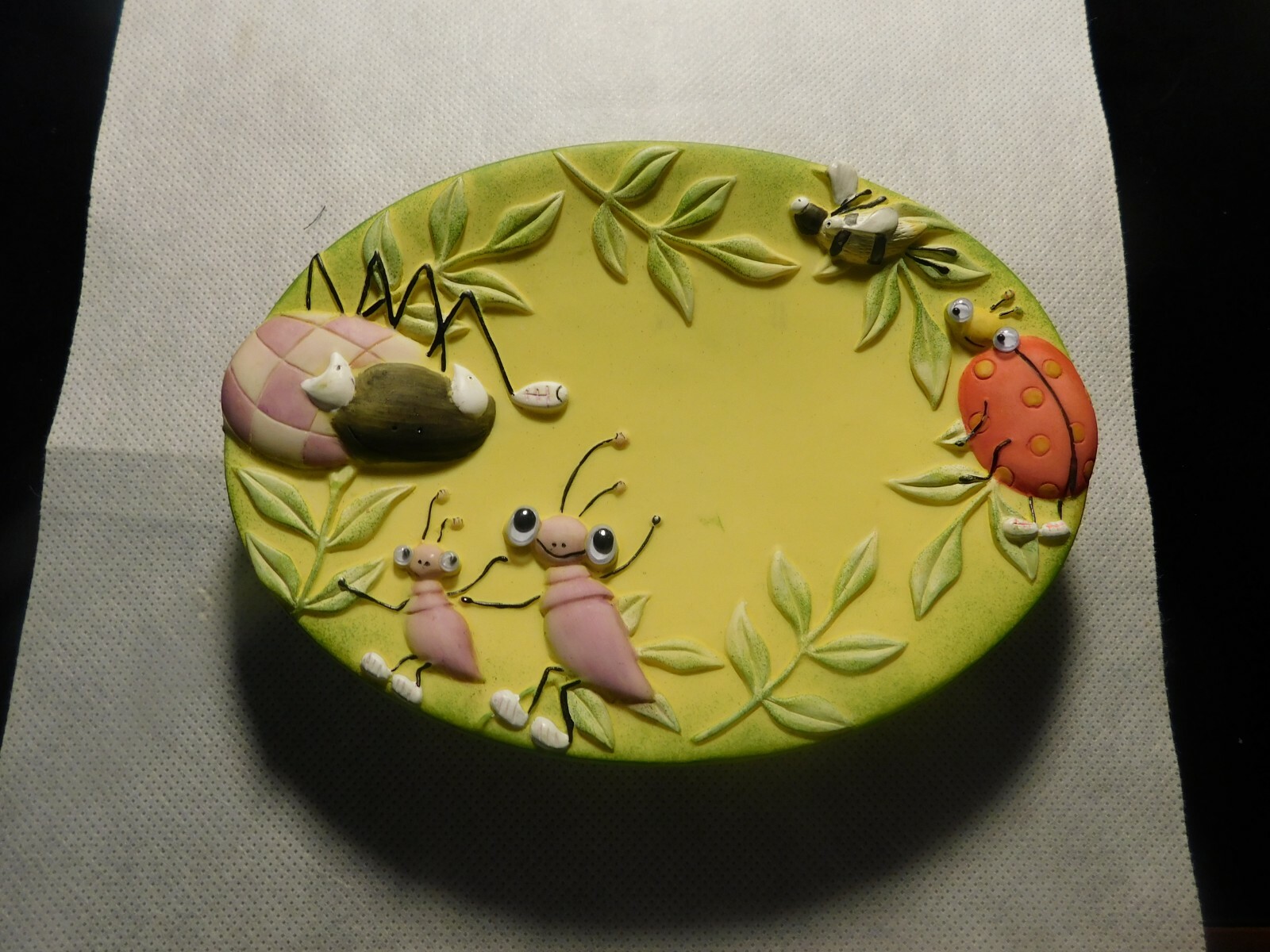 BLONDER HOME ACCENTS  HAND-PAINTED STOP BUGGING ME SOAP DISH!   FF340UCX