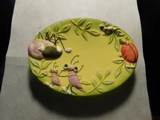 BLONDER HOME ACCENTS  HAND-PAINTED STOP BUGGING ME SOAP DISH!   FF340UCX