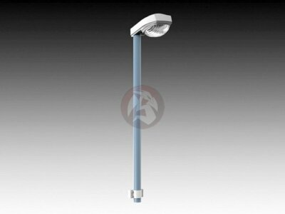 Royal Model 1/35 Modern Outdoor Street Light Short Wall Mounted Lamppost 919