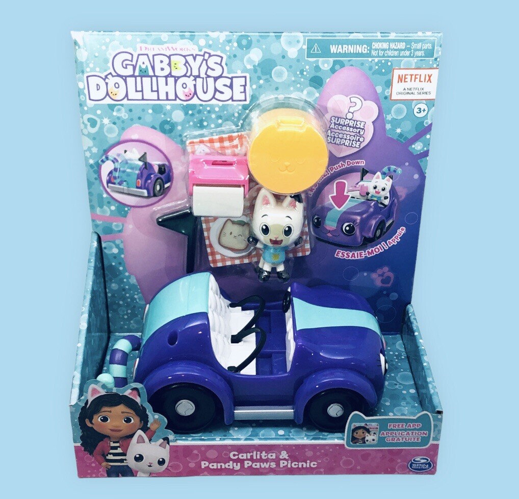 Buy Gabby's Dollhouse CARLITA & PANDY PAWS PICNIC Netflix Series NEW IN