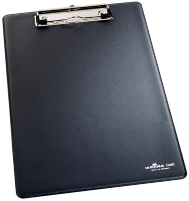DURABLE Klemmbrett DIN A4 schwarz mit Tasche