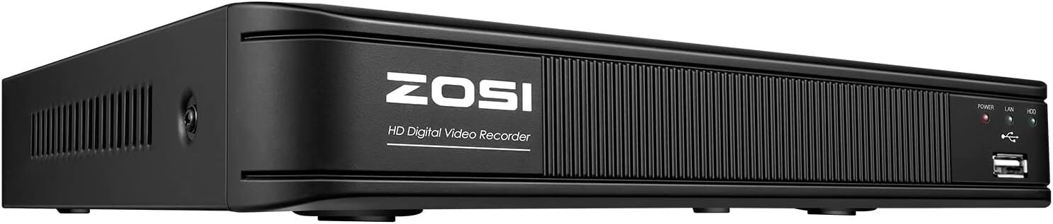 ZOSI 1080P Lite H.265+ 8 Channel Video Surveillance DVR for Security Camera HDD