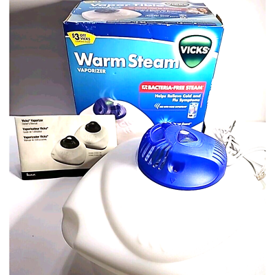Vicks Warm Steam Vaporizer | Small Rooms | Open Box, Excellent Condition | eBay Vicks Warm Steam Vaporizer | Small Rooms | Open Box, Excellent Condition | eBay