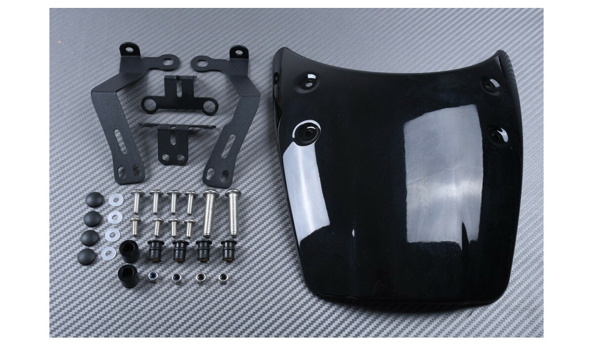 Bulle noire haute résistance double galbe pour BMW Nine T 2015-2016