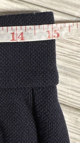 NWT Ann Taylor Loft Size 0 Navy Blue Dress Ankle Trouser Pants Zipped Ankle - Picture 8 of 10