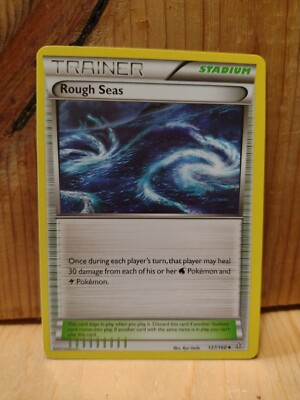 Pokemon Card 2015 TRAINER/Stadium: Rough Seas 137/160 | eBay
