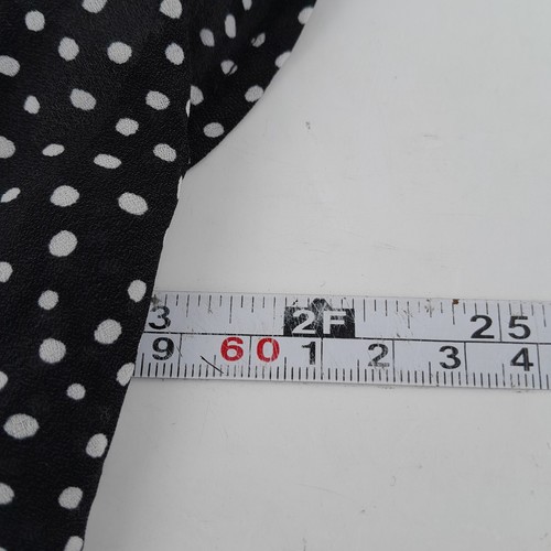 Boux Avenue Top 8 Black Womens Short Sleeve Tie Front Crop - Picture 4 of 10