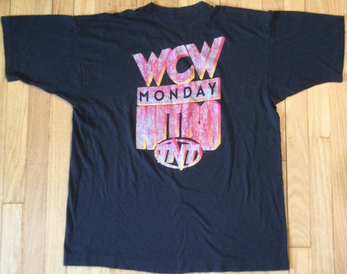 Vintage 90s WCW Monday Nitro t shirt XL 