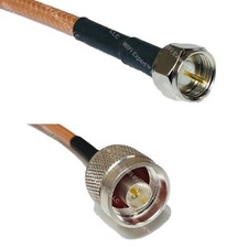 RG142 F MALE to N MALE Coaxial RF Cable USA-Ship Lot