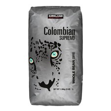 Kirkland Signature Colombian Supremo Coffee, Whole Bean, 3 lbs 11.33 per pound