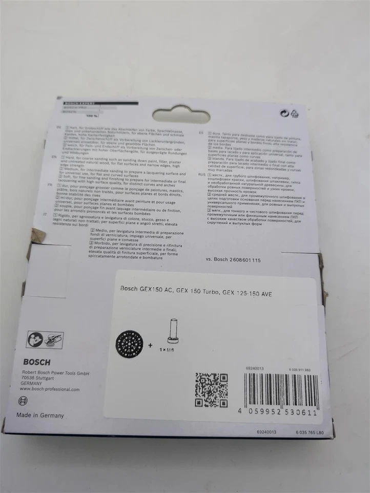 Bosch Expert Multiloch Stützteller, hart, Ø150mm, M8, Schleifteller - Bild 2 von 3