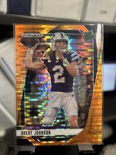 2025 Panini Prizm Draft Picks - Avery Johnson #29 Orange Pulsar Prizm /75 (RC)