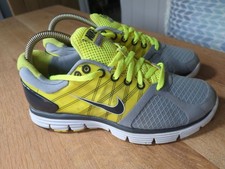 Nike Lunarglide 2 Uk Size 5 Yellow And Grey Women's Or Youths