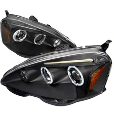 Spec-D Tuning 2LHP-RSX02JM-TM Halo LED Projector Headlights for 02 to 04 Acur...