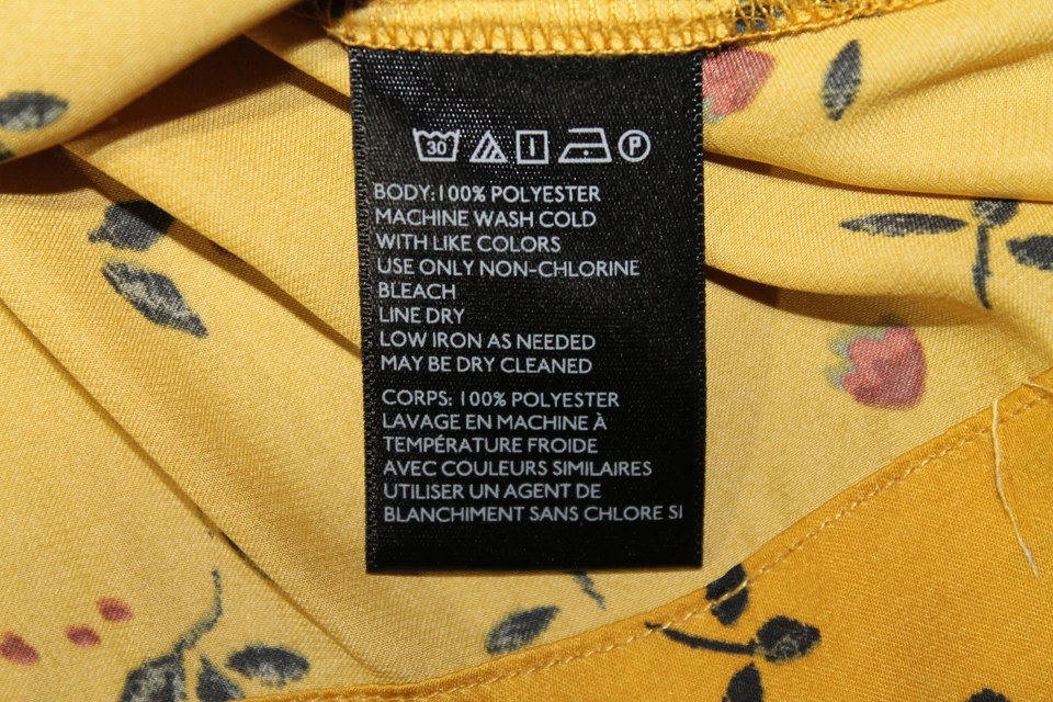 Urban Outfitters Mujer Amarillo Floral Falda Mono Falda Mediana LEER Foto 4 de 4