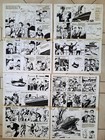 FORTON HISTOIRES DE L'ONCLE PAUL 4 PLANCHES LE TORPILLAGE DU LUSITANIA 1953