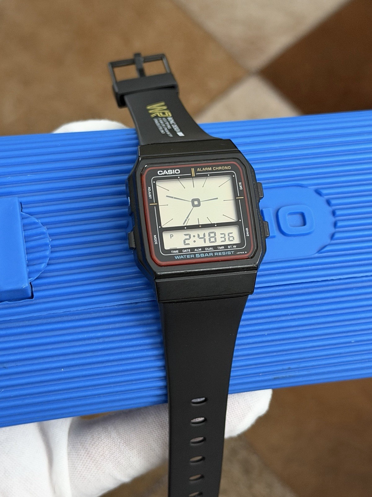 Rare Vintage Casio AE-11W Men’s Alarm Chronograph Digital Sports Watch JDM 1980s