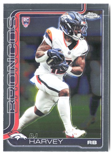 2025 Topps Chrome NFL Football #330 RJ Harvey Rookie
