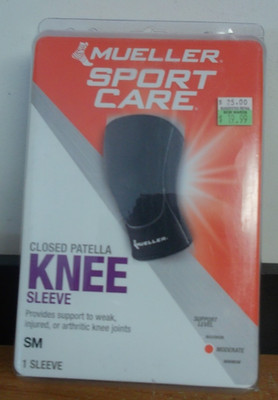 NEW MUELLER SPORT CARE 52641 CLOSED PATELLA KNEE SLEEVE SMALL NEOPRENE