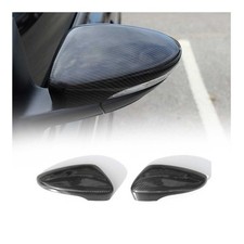 Spiegelkappen Spiegelabdeckung für VW Jetta 2010-14 Echt Carbon Schwarz 2x