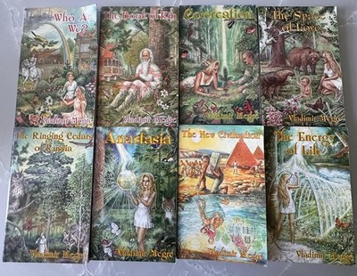 Vladimir Megre Ringing Cedars Series Books 1-8 Anastasia Paperback Bundle