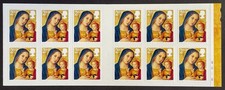 GB 2013 Christmas Stamp Booklet LX45 with Cylinder No W1 (12 x 2nd Class). MNH
